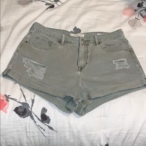 Pacsun Green Shorts